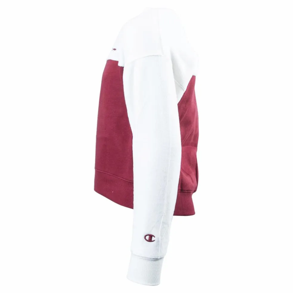 Crewneck Sweatshirt Jr Pink/White