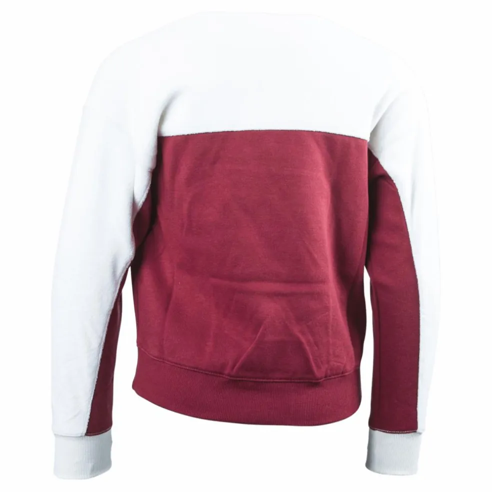 Crewneck Sweatshirt Jr Pink/White