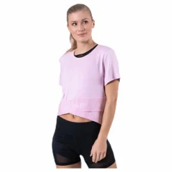 Cropped Short Sleeve T-Shirt Pink