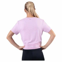 Cropped Short Sleeve T-Shirt Pink