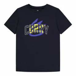 Curry Logo Tee Black