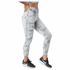 Define Seamless Tie Dye Tights Grey Melange