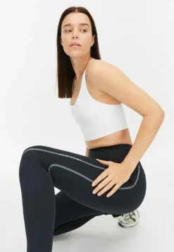 Distance Stripe Tights Black