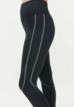 Distance Stripe Tights Black