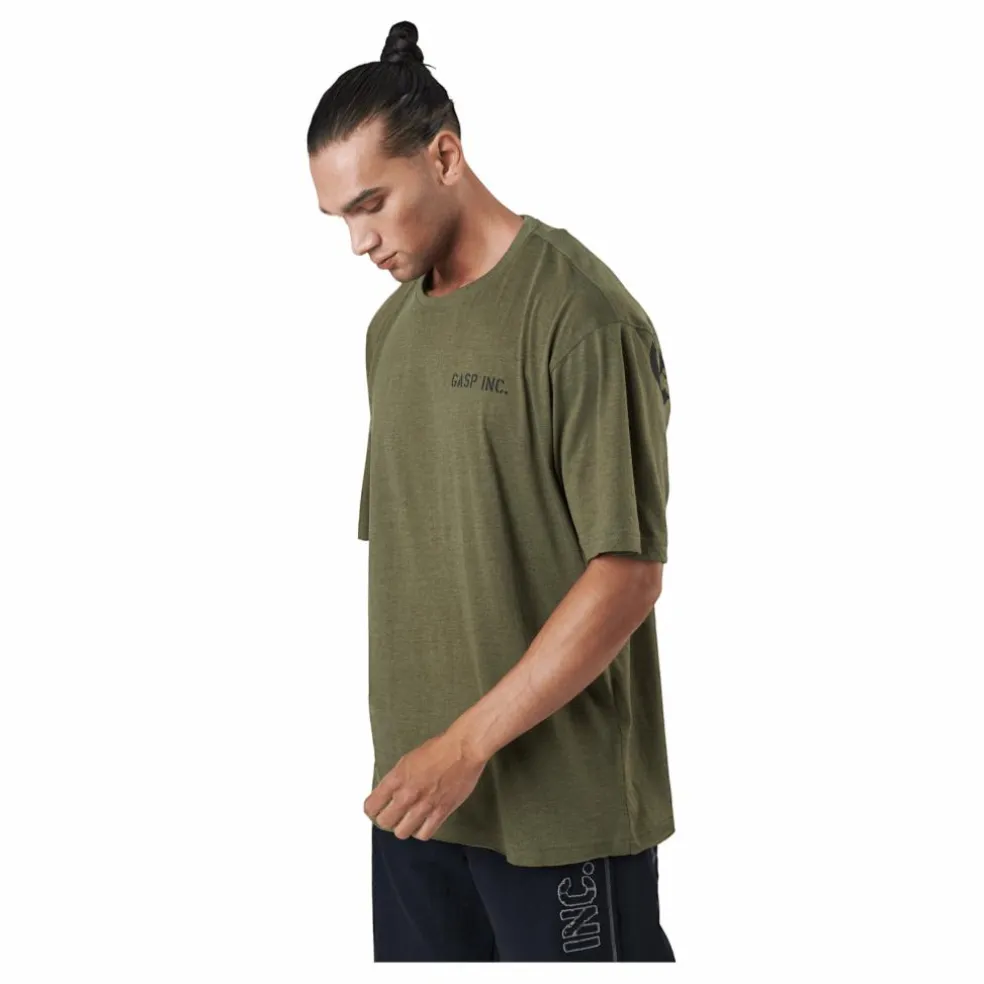 Division Iron Tee Army Green Melange