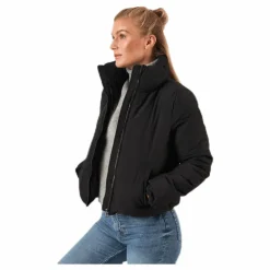 Dolly Short Puffer Jacket Otw Black