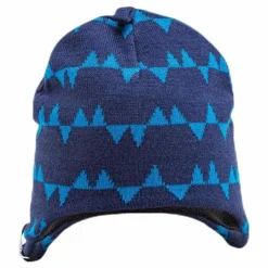 Eaglet Knitted Flap Cap Blue