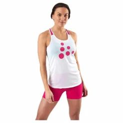 Eaze Singlet Pink/White