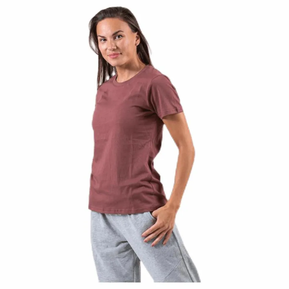 Ebba T-shirt Purple/Brown