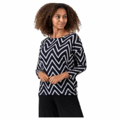 Elcos 4/5 Aop Top Black/Grey