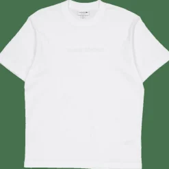 Embroidered Cotton T-shirt White 001