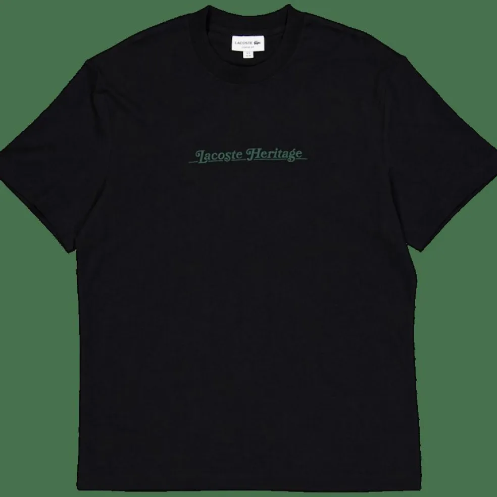 Embroidered Cotton T-shirt Noir 031