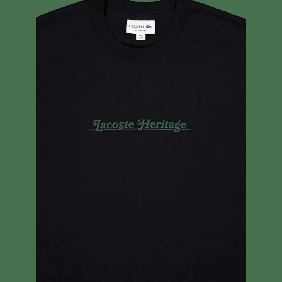 Embroidered Cotton T-shirt Noir 031