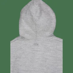 Embroidered Signature Hoodie Silver Chine