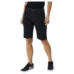 Emily Hw Long Shorts Raw Bb Mas0033 Black