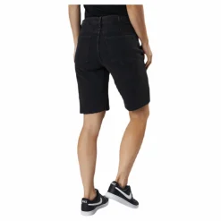 Emily Hw Long Shorts Raw Bb Mas0033 Black