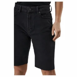 Emily Hw Long Shorts Raw Bb Mas0033 Black