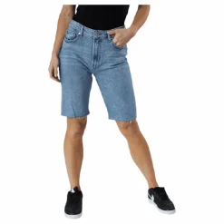 Emily Hw Long Shorts Raw Bb Mas0051 Blue