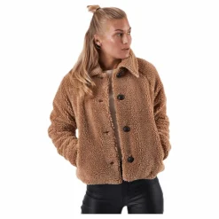 Emily Teddy Jacket Otw Beige