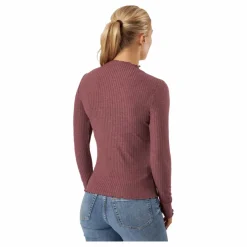 Emma L/s High Neck Top Noos Jr Rose Brown