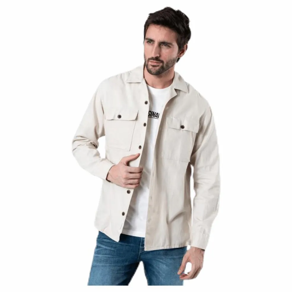 Enok Shirt Ls Silver