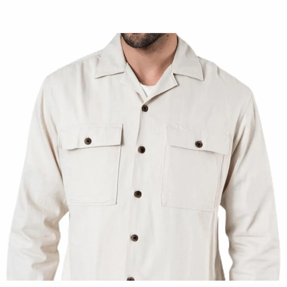 Enok Shirt Ls Silver