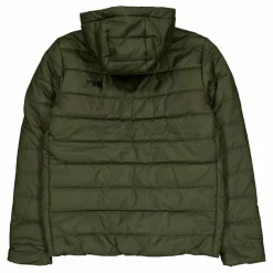 Ess Hooded Padded Jacket Dark Olive