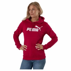 Ess Logo Hoodie Fl (s) Persian Red