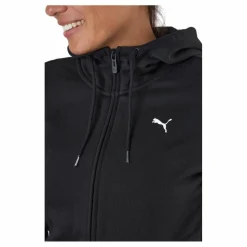 Ess Small Logo Full-zip Hoodie Puma Black-cat