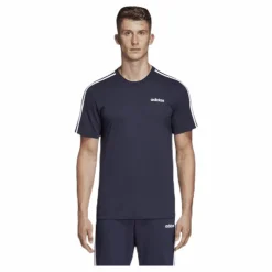 Essentials 3 Stripes T-Shirt Legend Ink / White