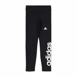 Essentials Linear Logo Cotton Leggings Black