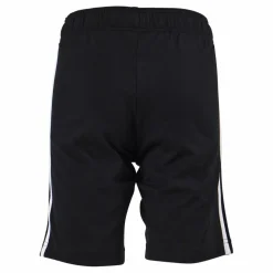 Essentials 3-Stripes Knit Shorts Black