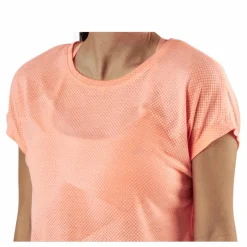 Fan Loose Burnout Ss Tee Orange