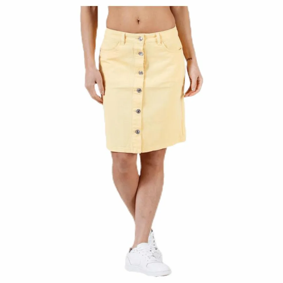 Farrah Color Dnm Skirt Yellow