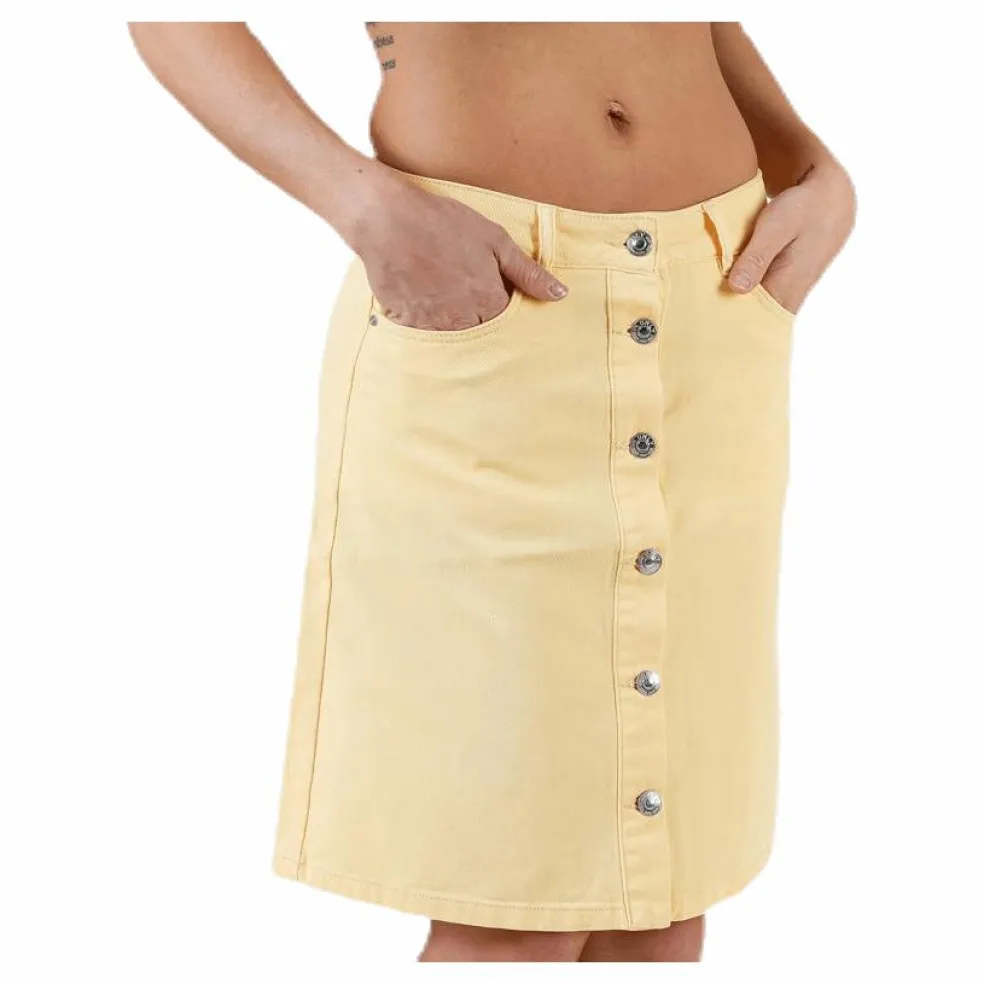 Farrah Color Dnm Skirt Yellow
