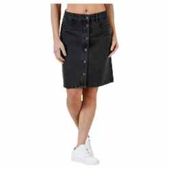 Farrah Reg Dnm Skirt Black
