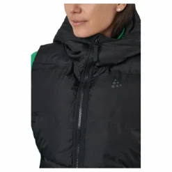 Faun Padded Vest W Black