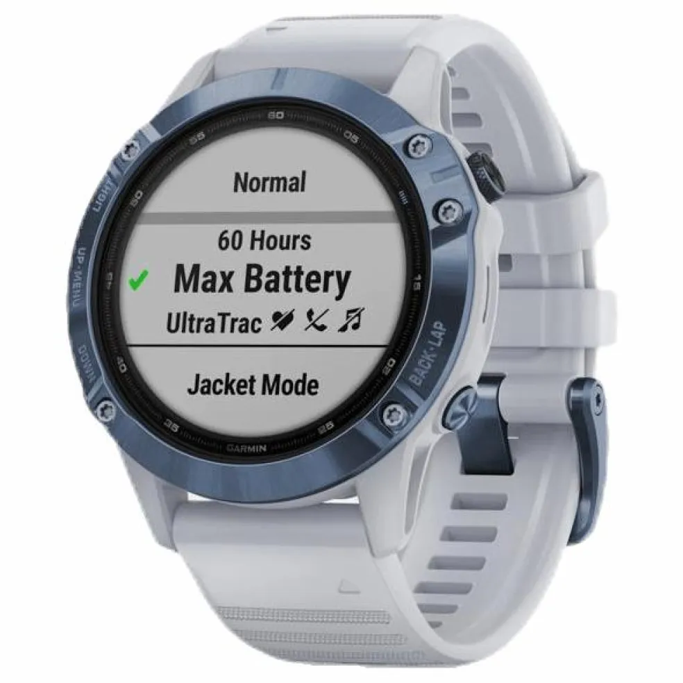 Fenix 6 Pro Solar Blue/White