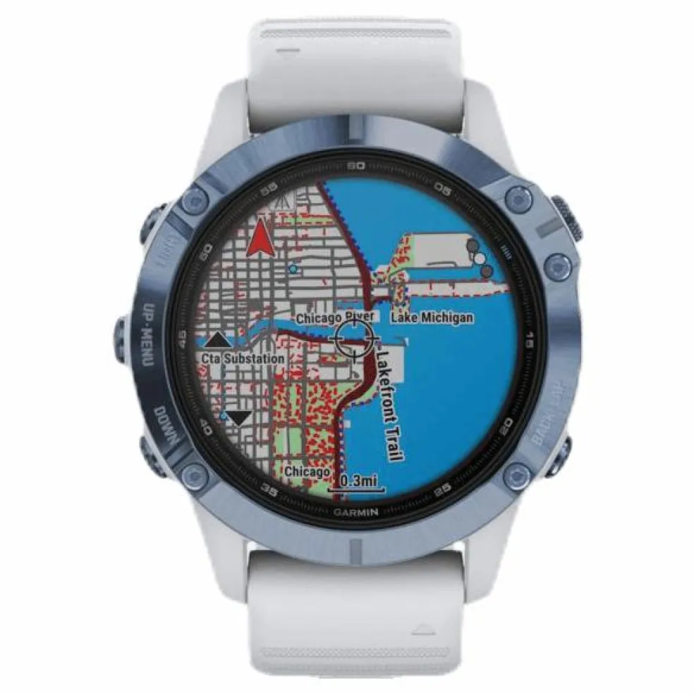 Fenix 6 Pro Solar Blue/White