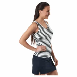 Fiona Tanktop Blue/White
