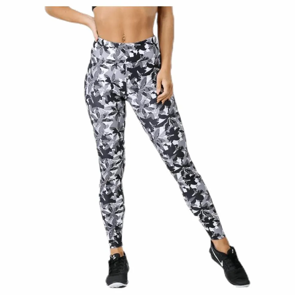 Flattering AOP Tights Grey