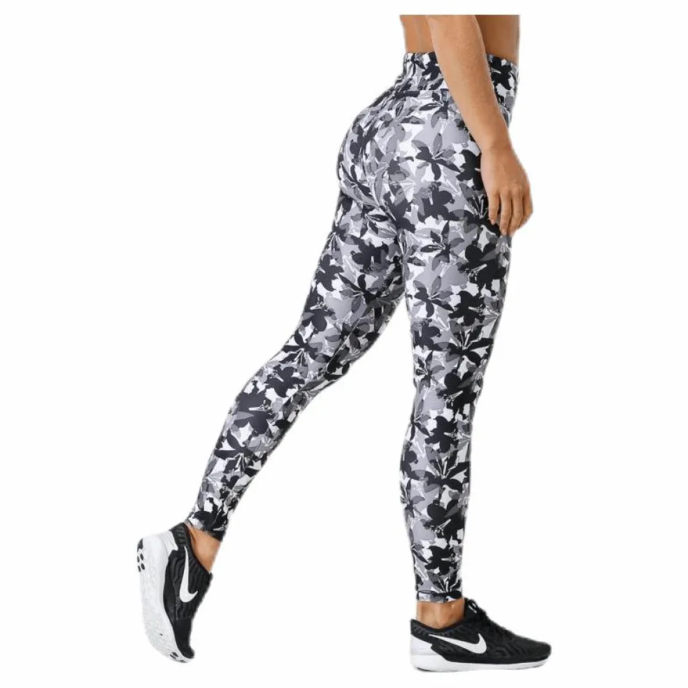 Flattering AOP Tights Grey