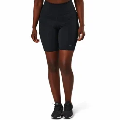 Flattering High Waist Bike Tig Black