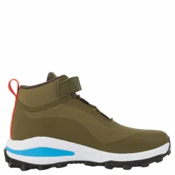 Fortarun All Terrain Cloudfoam Sport Running Elastic Lace and Top Strap Shoes Focus Olive / Pulse Blue / Shadow Olive