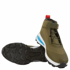Fortarun All Terrain Cloudfoam Sport Running Elastic Lace and Top Strap Shoes Focus Olive / Pulse Blue / Shadow Olive