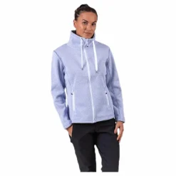 Freida Melange Fleece Jacket Purple