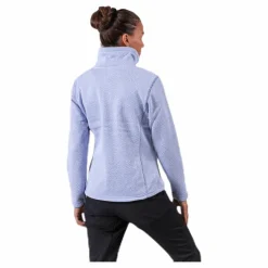 Freida Melange Fleece Jacket Purple