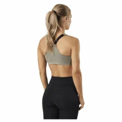 Front Zip Sports Bra Green