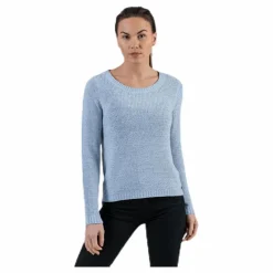 Geena Xo L/S Pullover Knt Blue