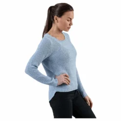 Geena Xo L/S Pullover Knt Blue